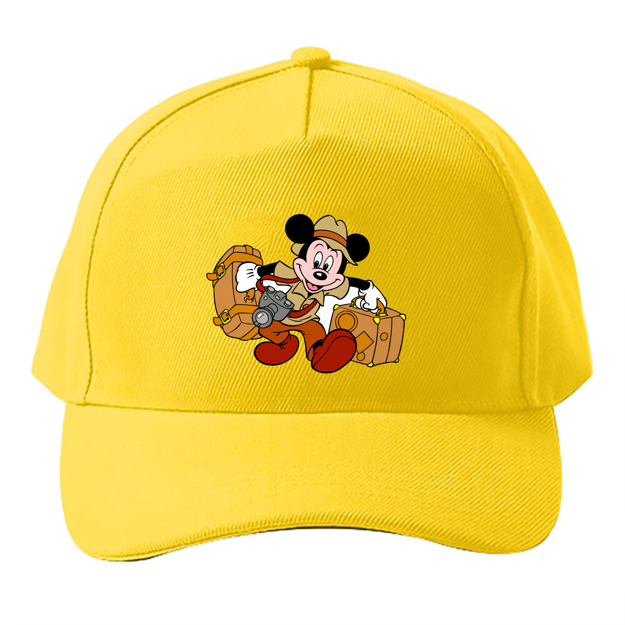 （画像用） ミッキーマウス Mickey Mouse ベースボールキャップ 綿100％ 男女兼用 帽子 スポーツ